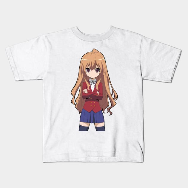 Taiga Tsundere Kids T-Shirt by KokoroPopShop